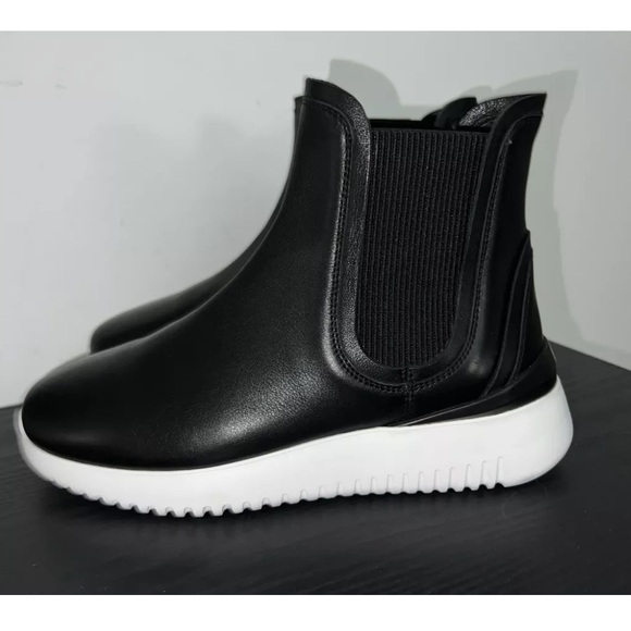 AQUATALIA
Cristiana Leather Chelsea Sneaker Booties -
Black - Picture 3 of 10